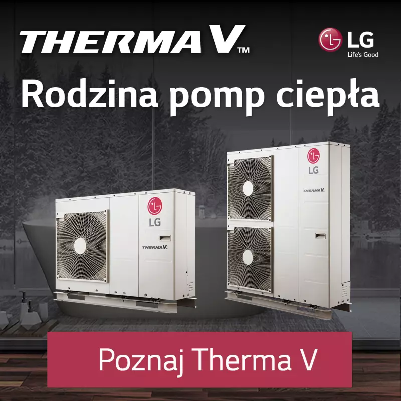 LG Therma V heat pump banner